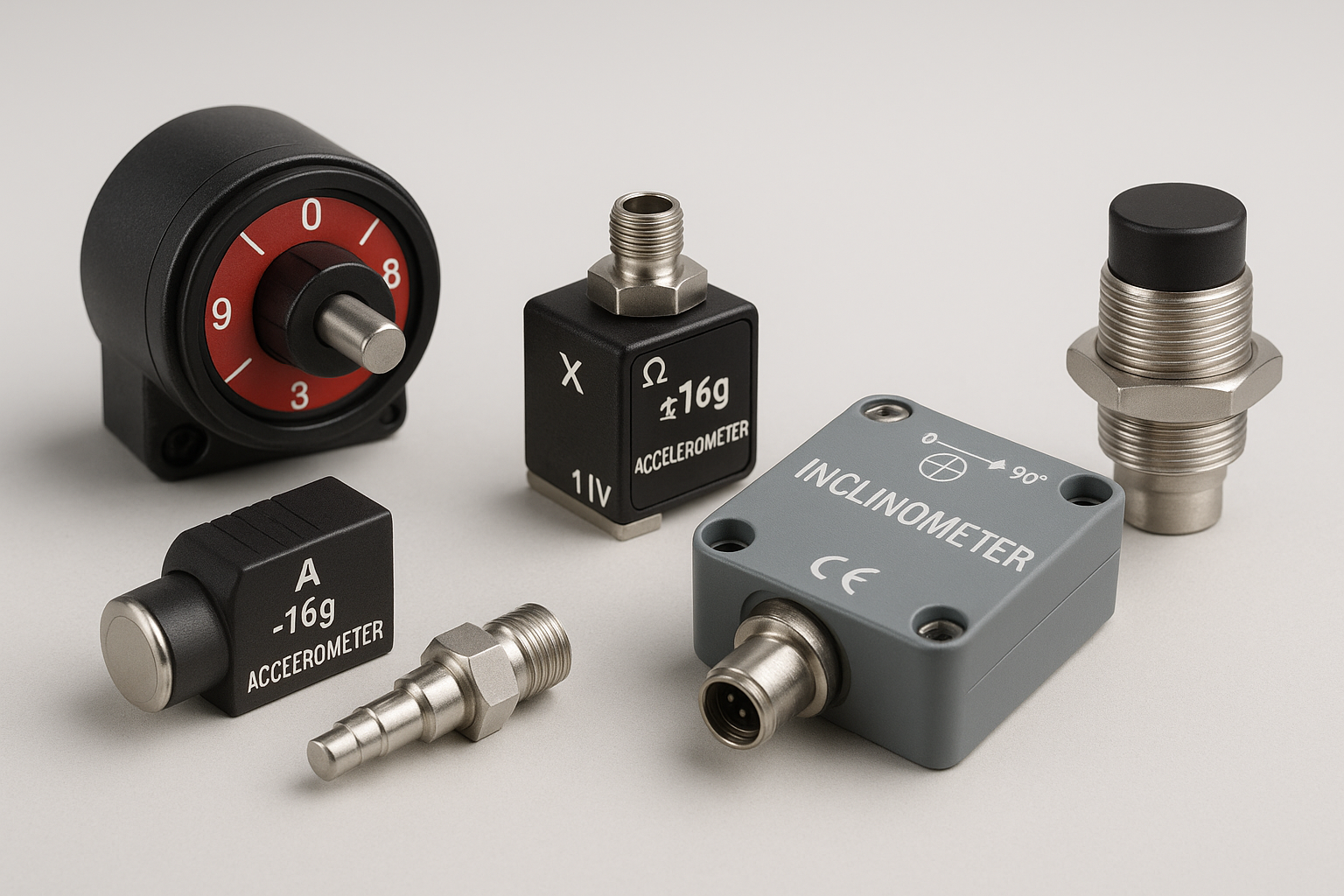 Gyroscope Sensor Example Gold Green Metal