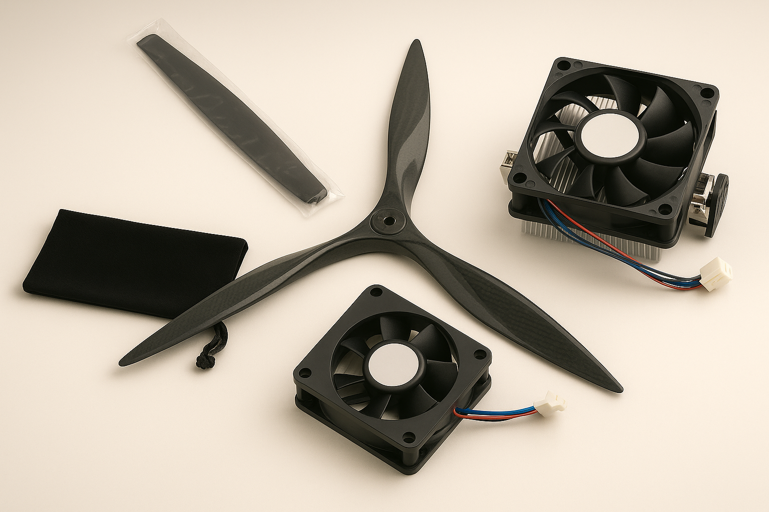 Propellers, Fan Units & Mounting Fixtures