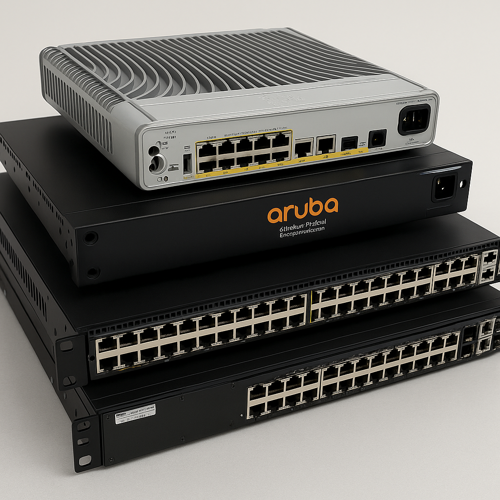 Switches, KVMs & Network Control Modules
