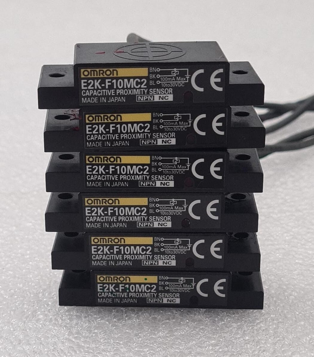[LOT 6] OMRON E2K-F10MC2 Capacitive Proximity Sensor Switch 10-30VDC