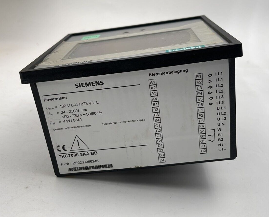 NEW - Siemens SIMEAS P 7KG7000-8AA/BB Power Meter