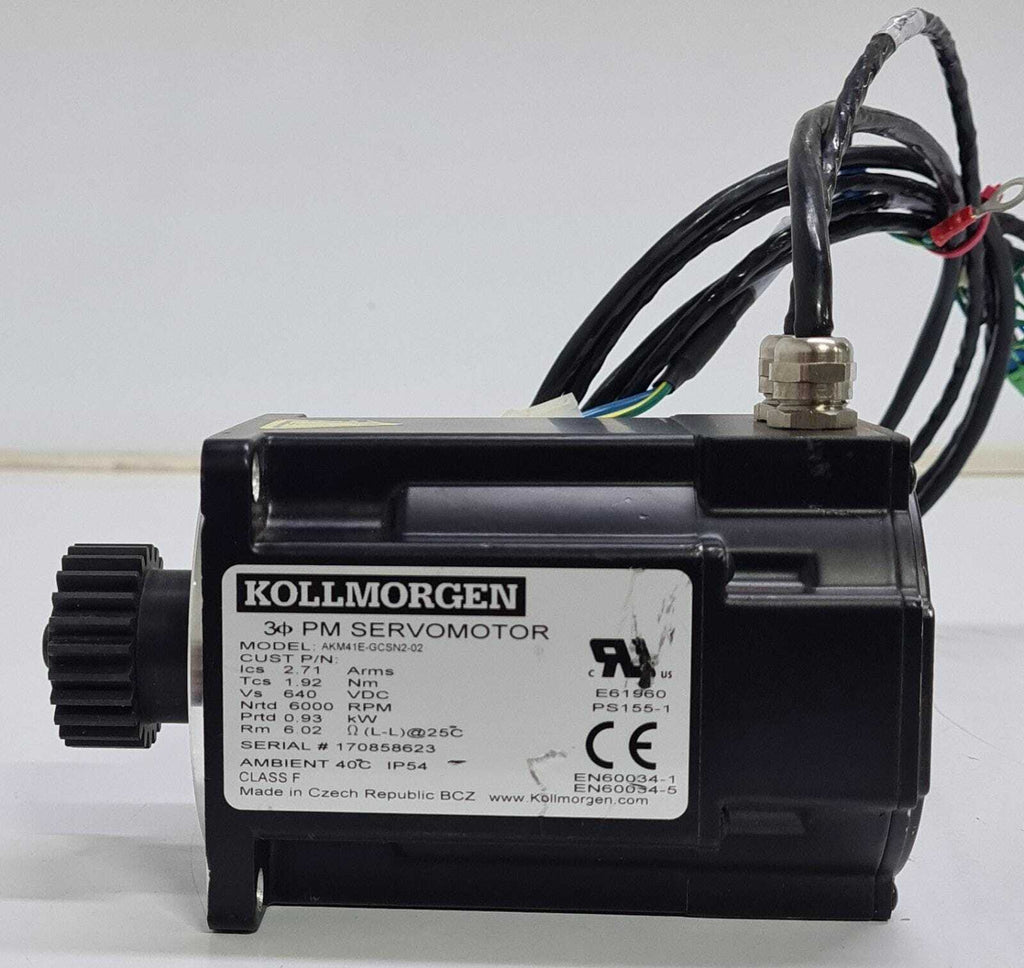 Danaher Motion Kollmorgen 3 PM Servomotor AKM41E- GCSN2- 02