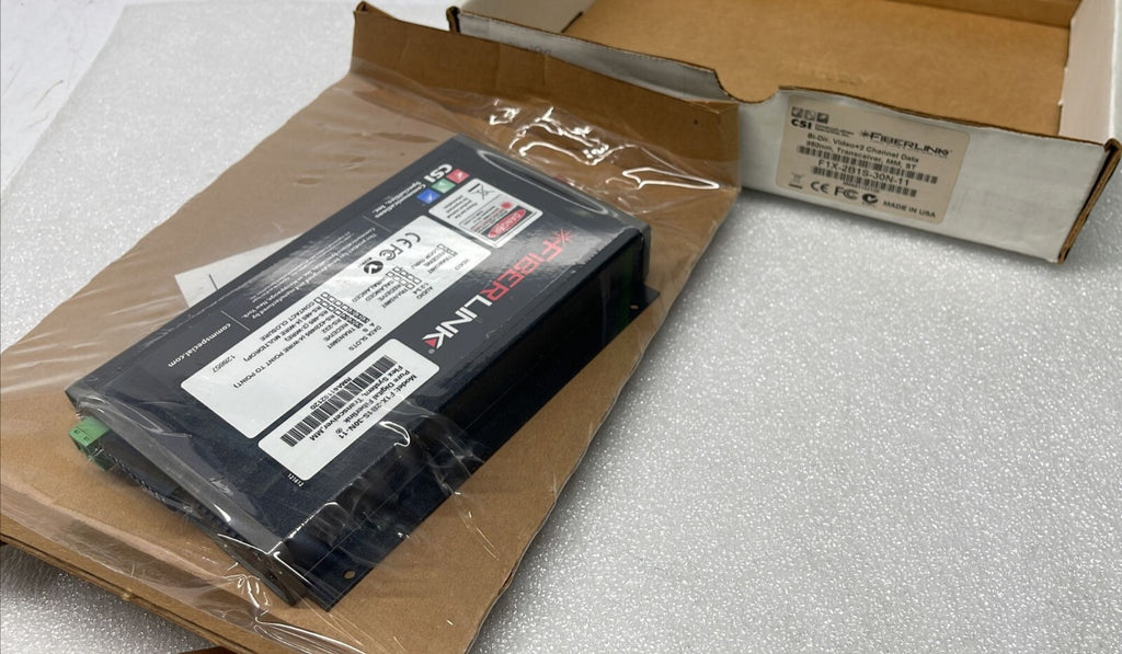 FIBERLINK F1X-2B1S-30N-11 Bi-Dir VIDEO+2 CHANNEL DATA 850nm TRANSCEIVER MM ST