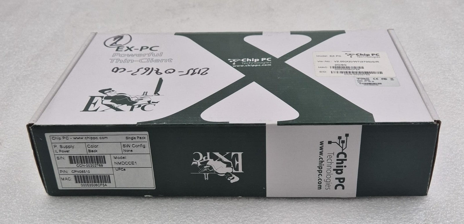 *NEW* Chip PC EX-PC Powerful Thin-Client V2.00(X2) W7 (5700)G/R 2G/8G CPN06510