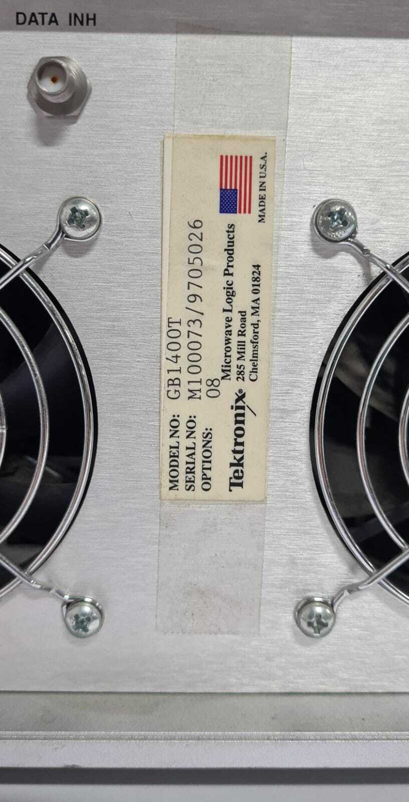 Tektronix gigaBERT 1400 Generator GB1400T Error Detector Analyzer Options 08