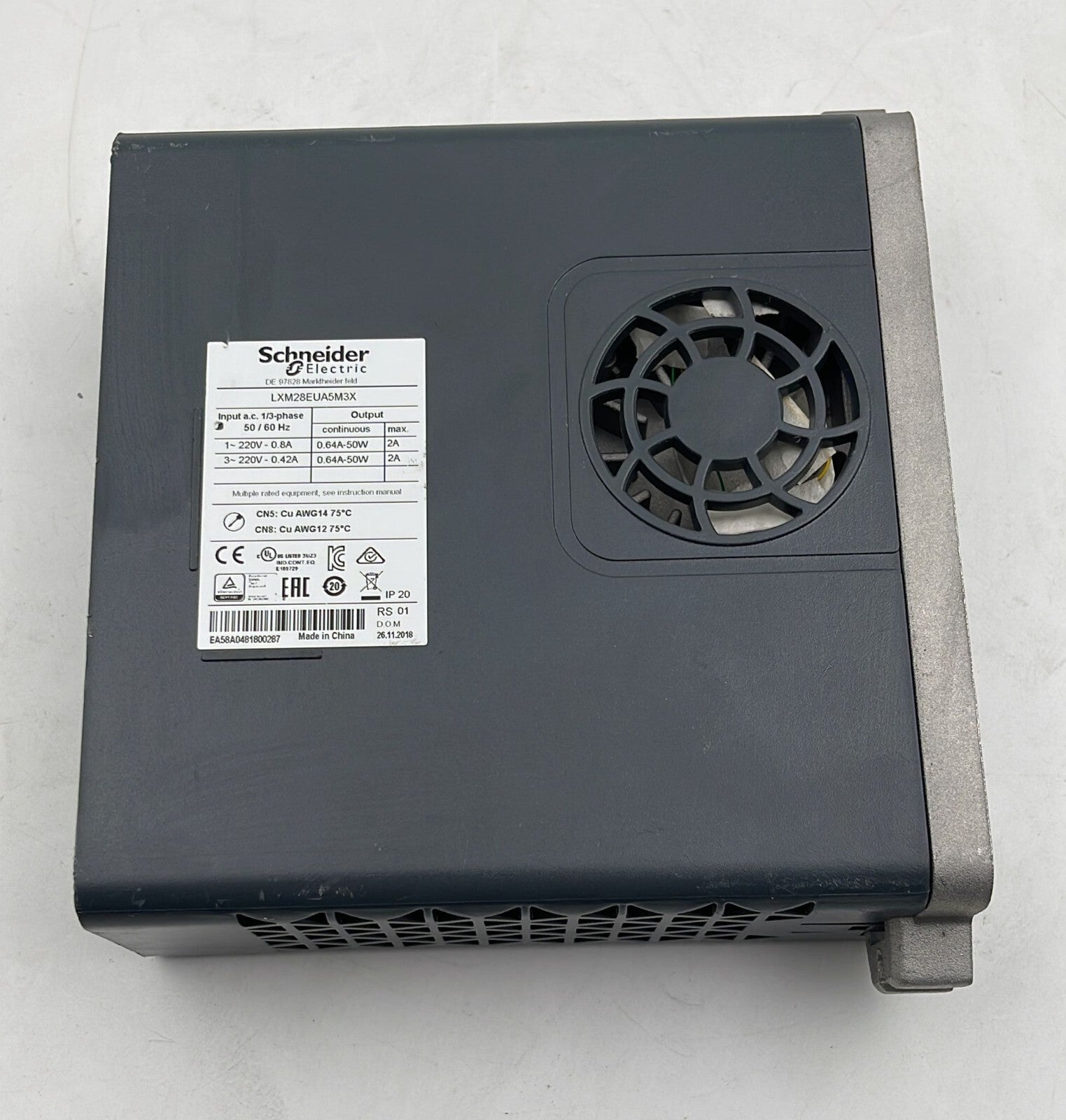 Schneider Electric 50W Encoder Feedback Motion Servo Drive LXM28EUA5M3X
