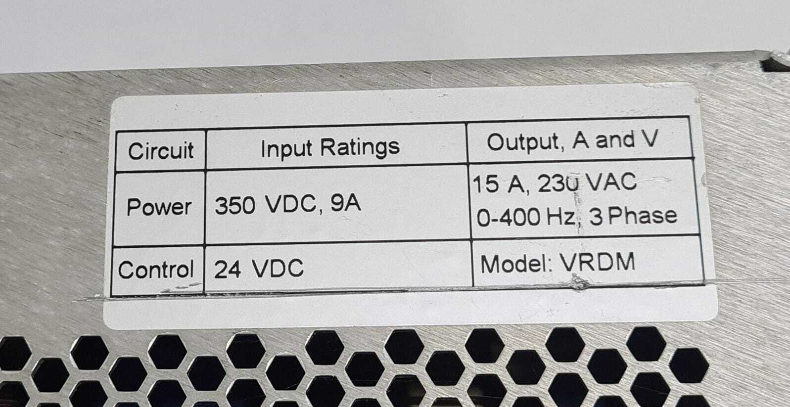 KOLLMORGEN Servotronix VRDM Amplifier PRD-0051AMPF-Y0 50045707 Firmware 1.1.9a