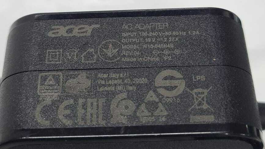 Acer AC Adapter W15-045N4B KP0450H007 45W 19V 2.37A - Genuine [LOT OF 2]
