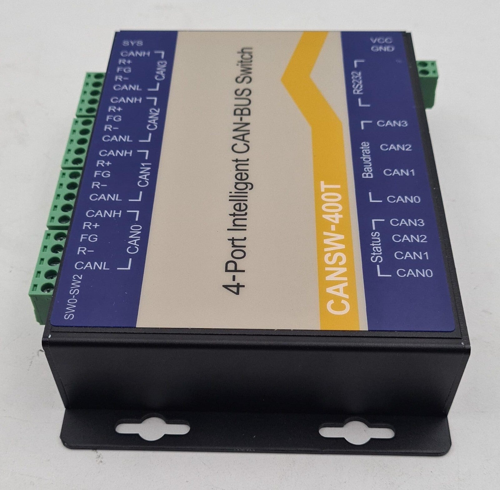 NEW - CANSW-400T 4-Port Intelligent CAN-BUS Switch HUB embedded-soc