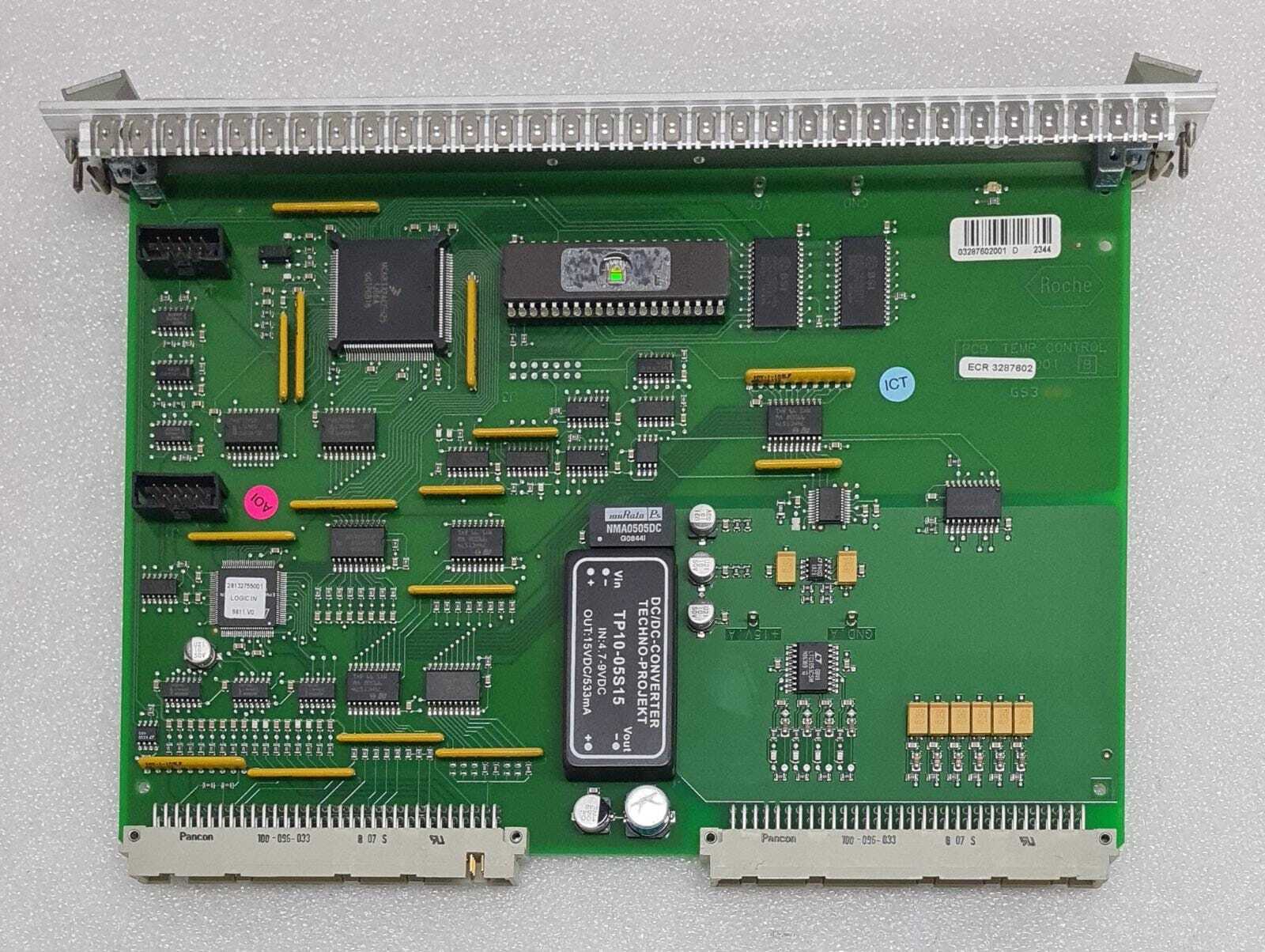 ROCHE INCUBATOR CONTROL AB 3287602 & CD 3287629 PCB ECR Temp Control