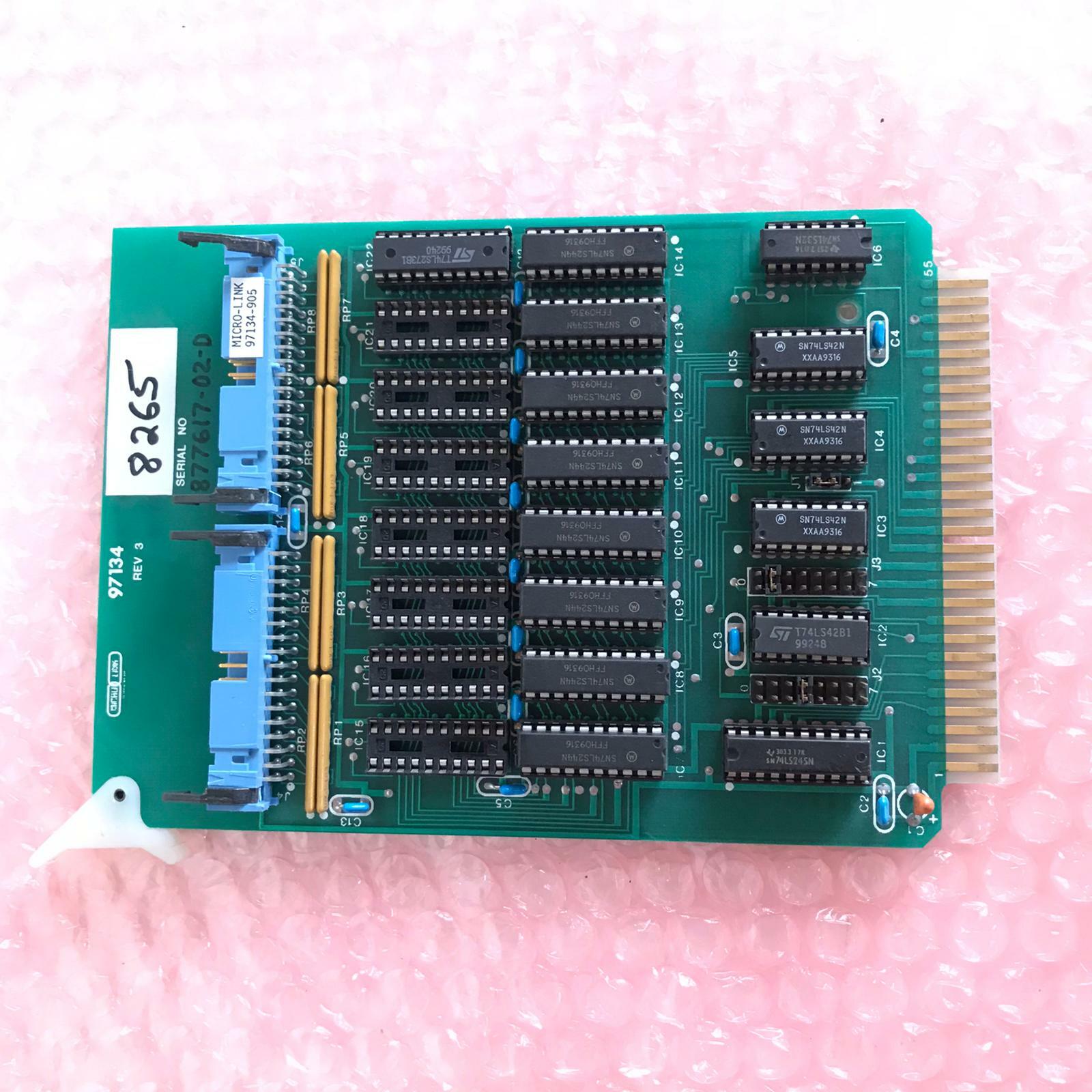 Micro-Link 97134 Circuit Board Rev 3 DIO-A IGK 1-0 Varian Associates 2100-0150 4
