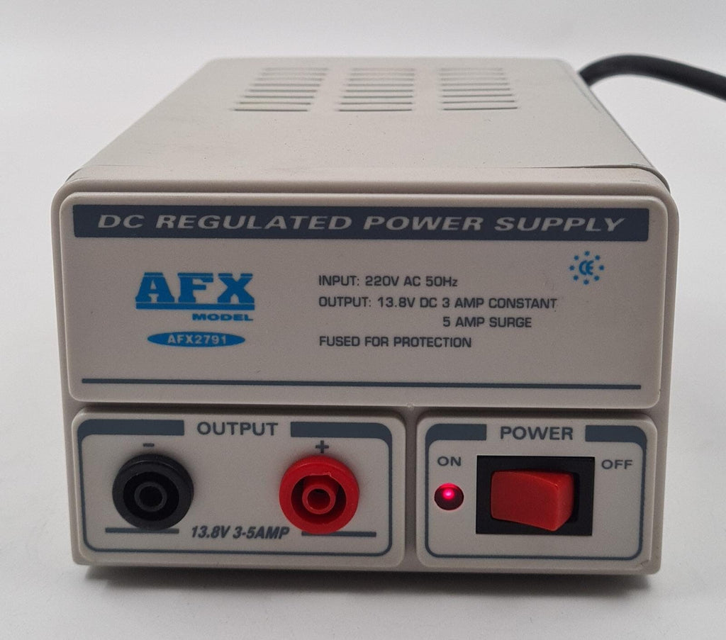 AFX 2791 DC REGULATED POWER SUPPLY 13.8V 3-5AMP AFX2791