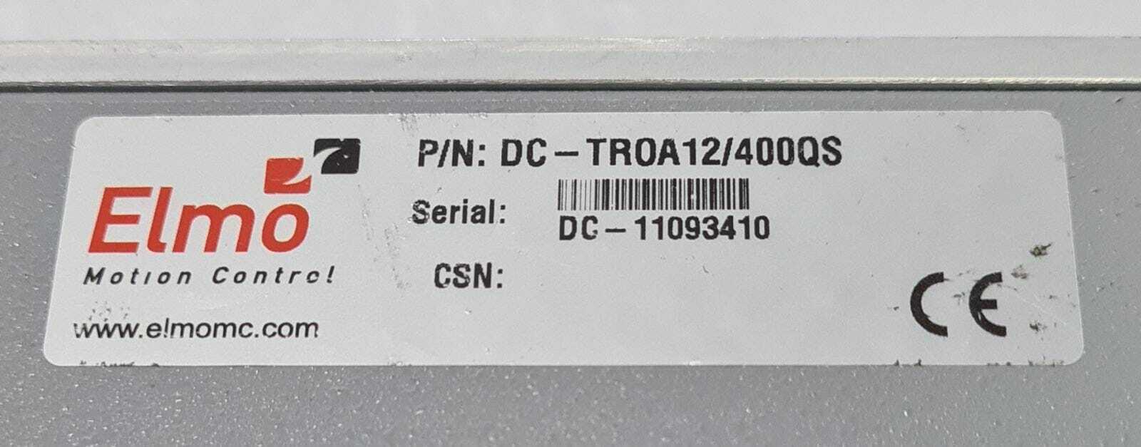 Elmo Motion Control DC-TROA12/400QS Servo Drive