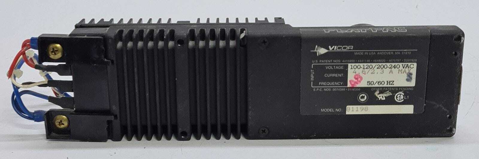 Vicor FlatPAC Compact 200W AC-DC Power Supply Converter VI-LF4-CU 81198