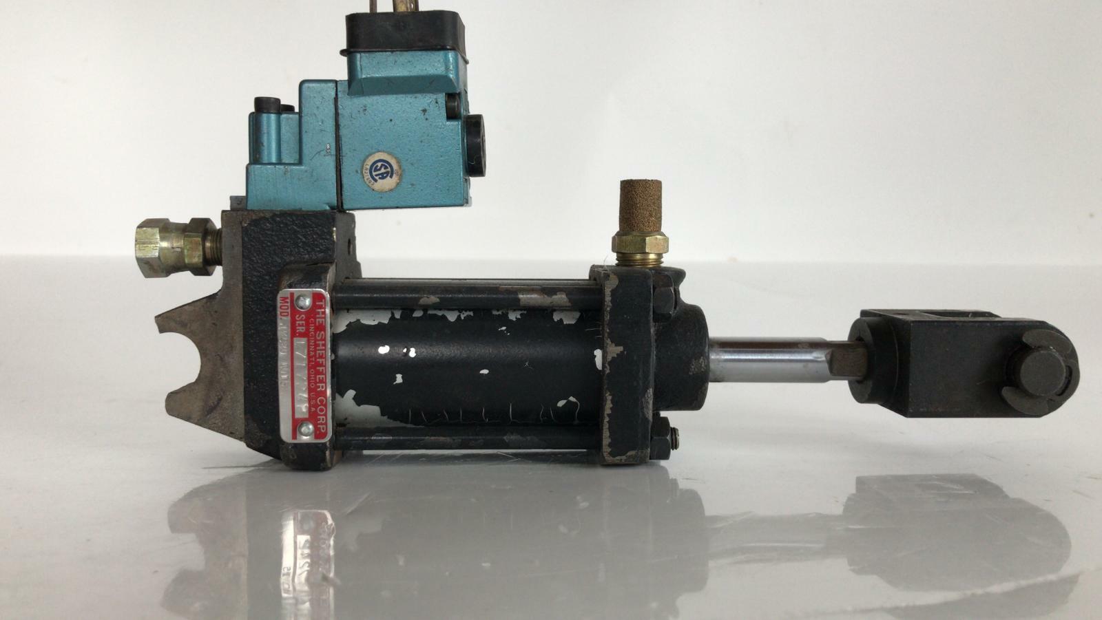 Sheffer Corp c20 a015 1717242 719541 W/ Mac Valve 130b 501jj Solenoid- tested