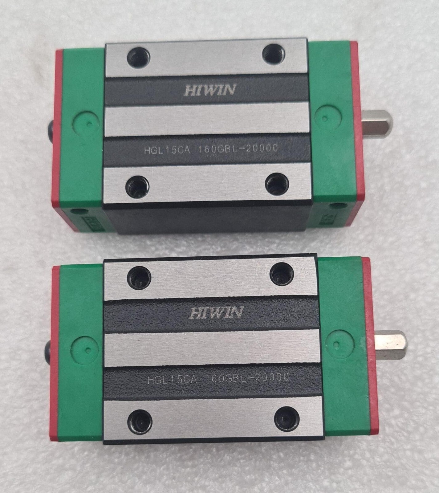 4 PCS- HIWIN HGL15CA Linear Rail Block Carriage Slider 150GHD-30301 160GBL-20000