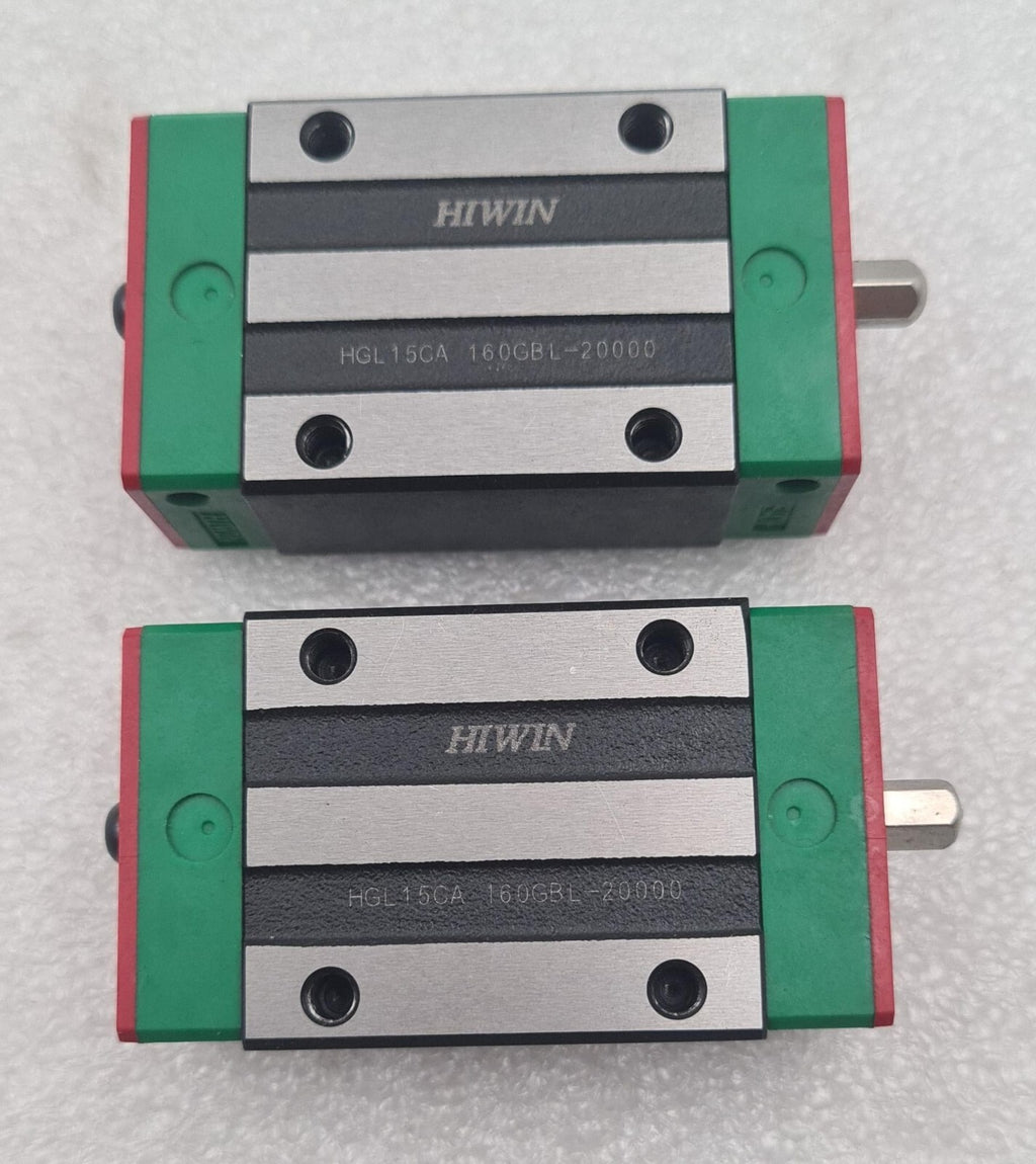 4 PCS- HIWIN HGL15CA Linear Rail Block Carriage Slider 150GHD-30301 160GBL-20000