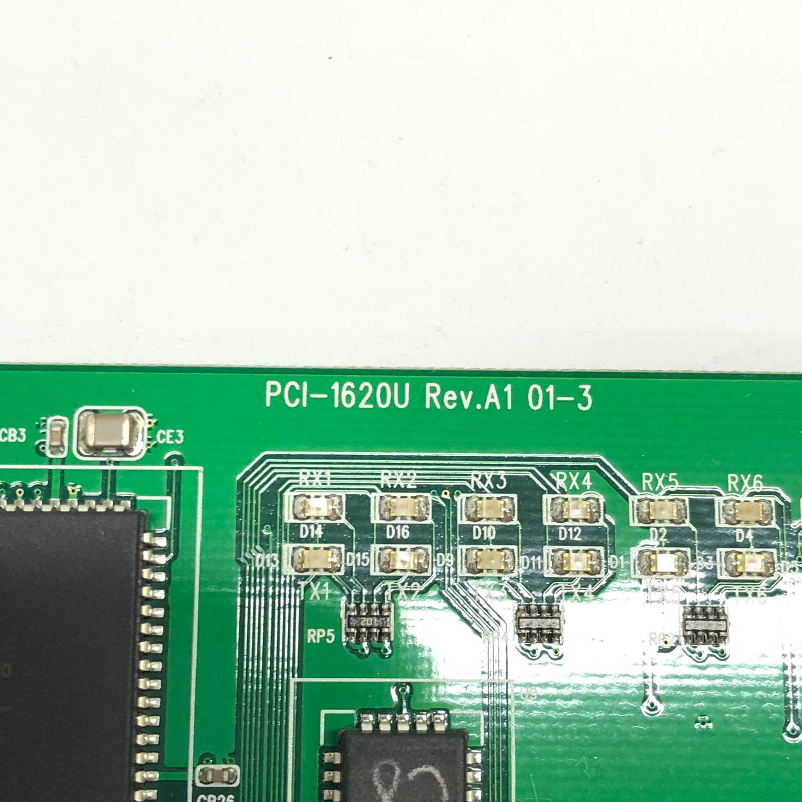 NEW - ADVANTECH PCI-1620AU 8-port RS-232 PCI Communication Board Card & Disc KIT