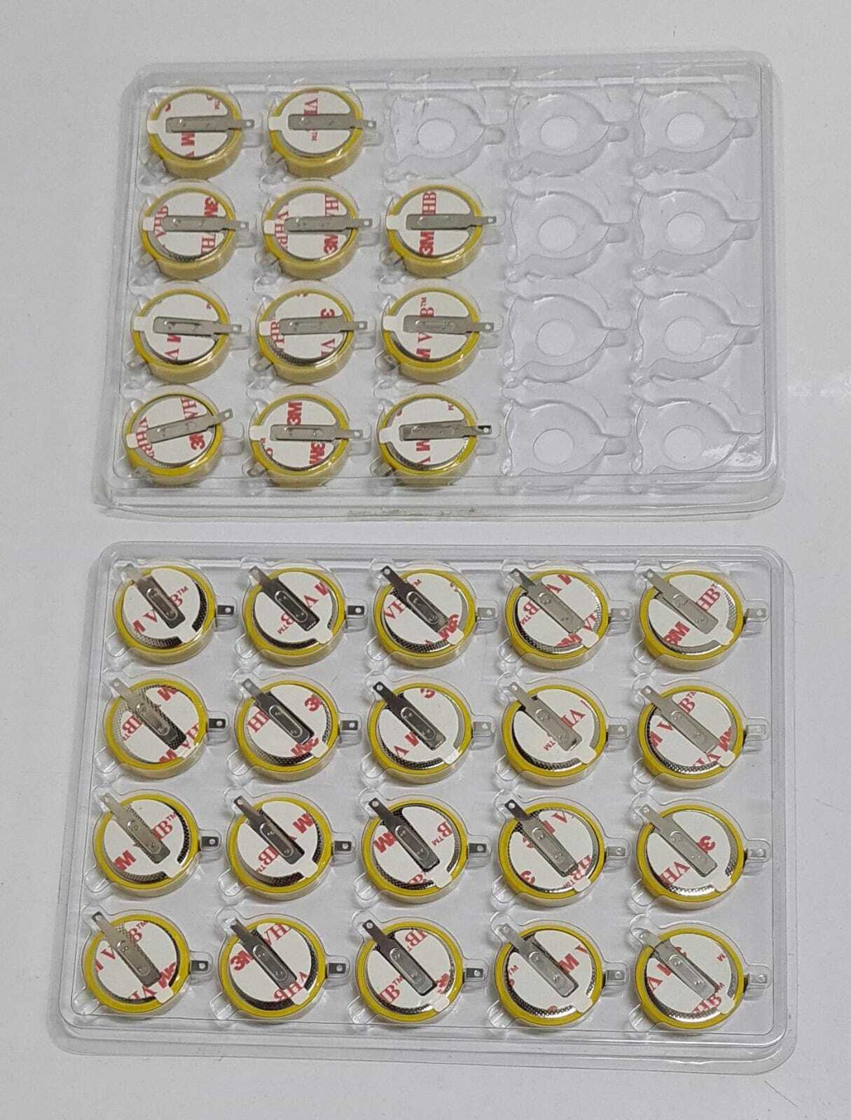 [LOT OF 31] NEW - Omnergy CR2450 Lithium Cell 3V Coin Battery W/ Mounting