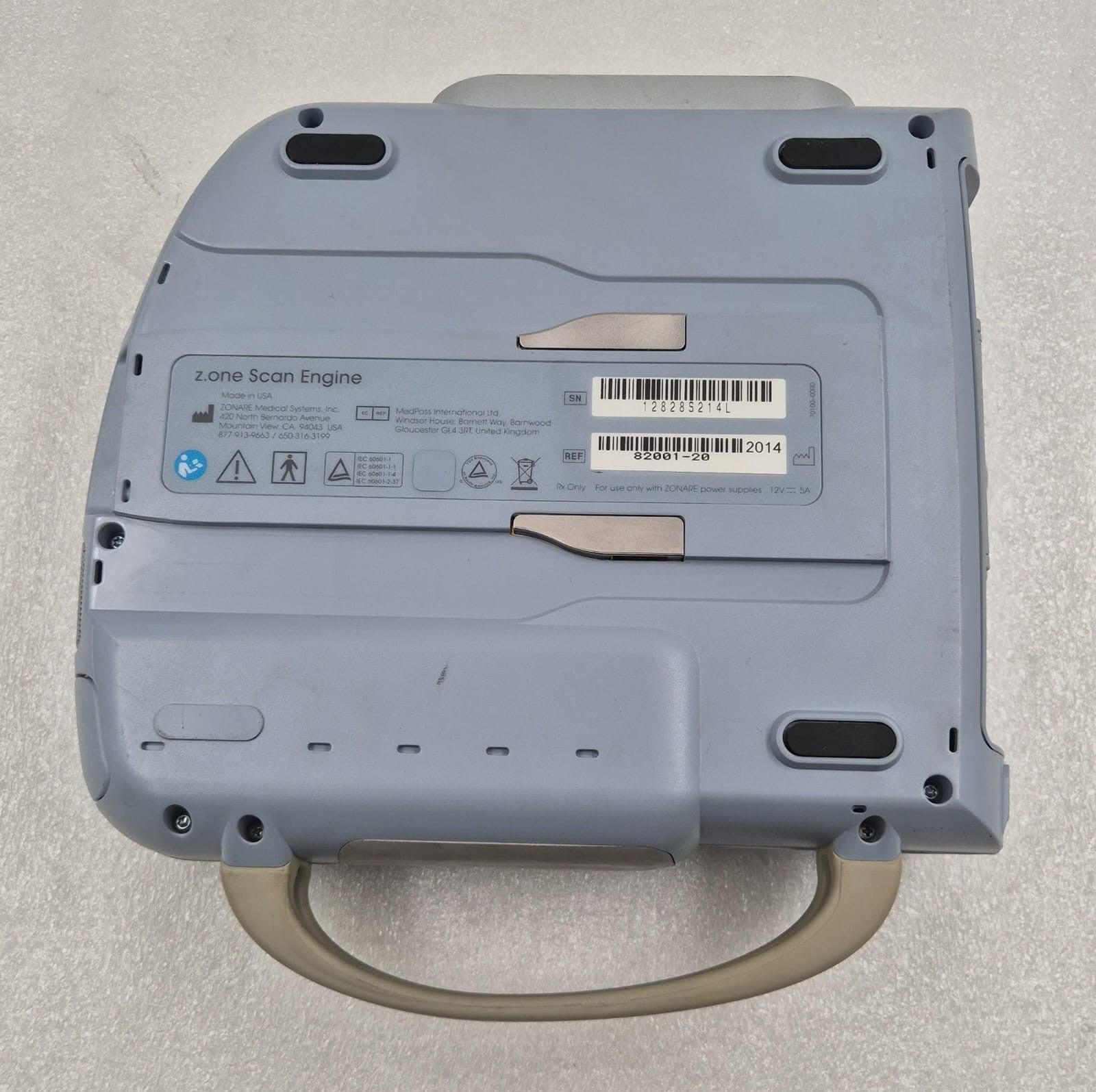 ZONARE Z.One Scan Engine 82001-00 Portable Diagnostics Ultrasound Console System