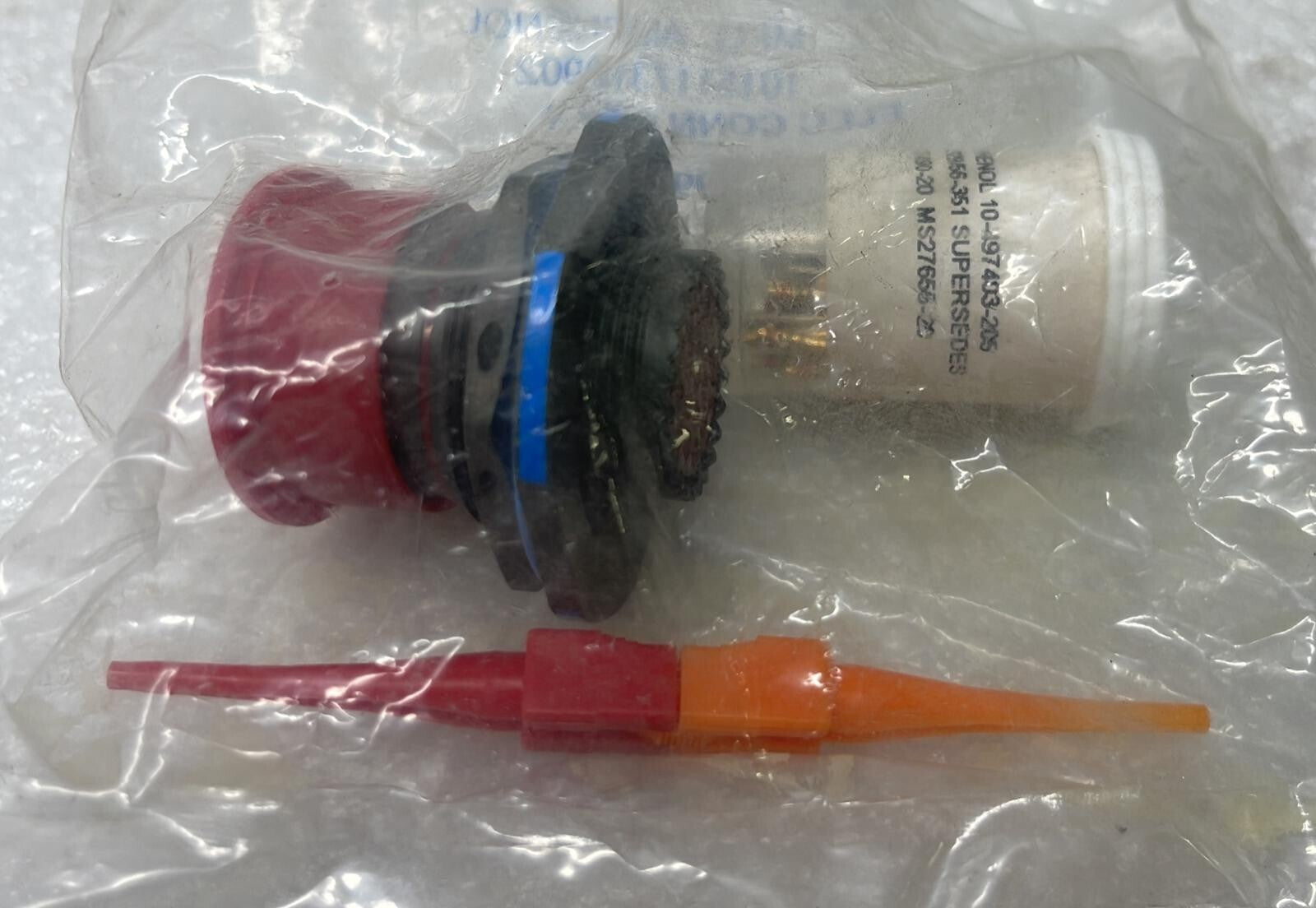 [LOT OF 4] NEW Sealed - Amphenol  D38999/24WD19SN Circular Mil Spec Connector