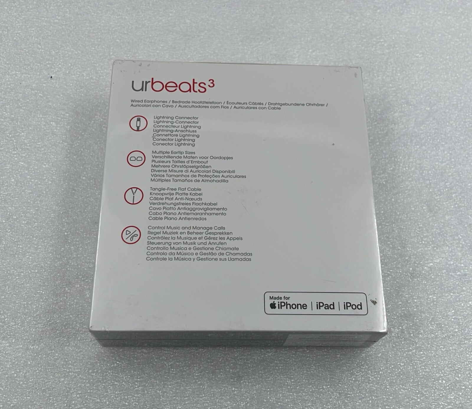 [LOT 5 PCS] *NEW OEM* Apple Beats by Dr.Dre urBeats3 Wireless Lightning Blue