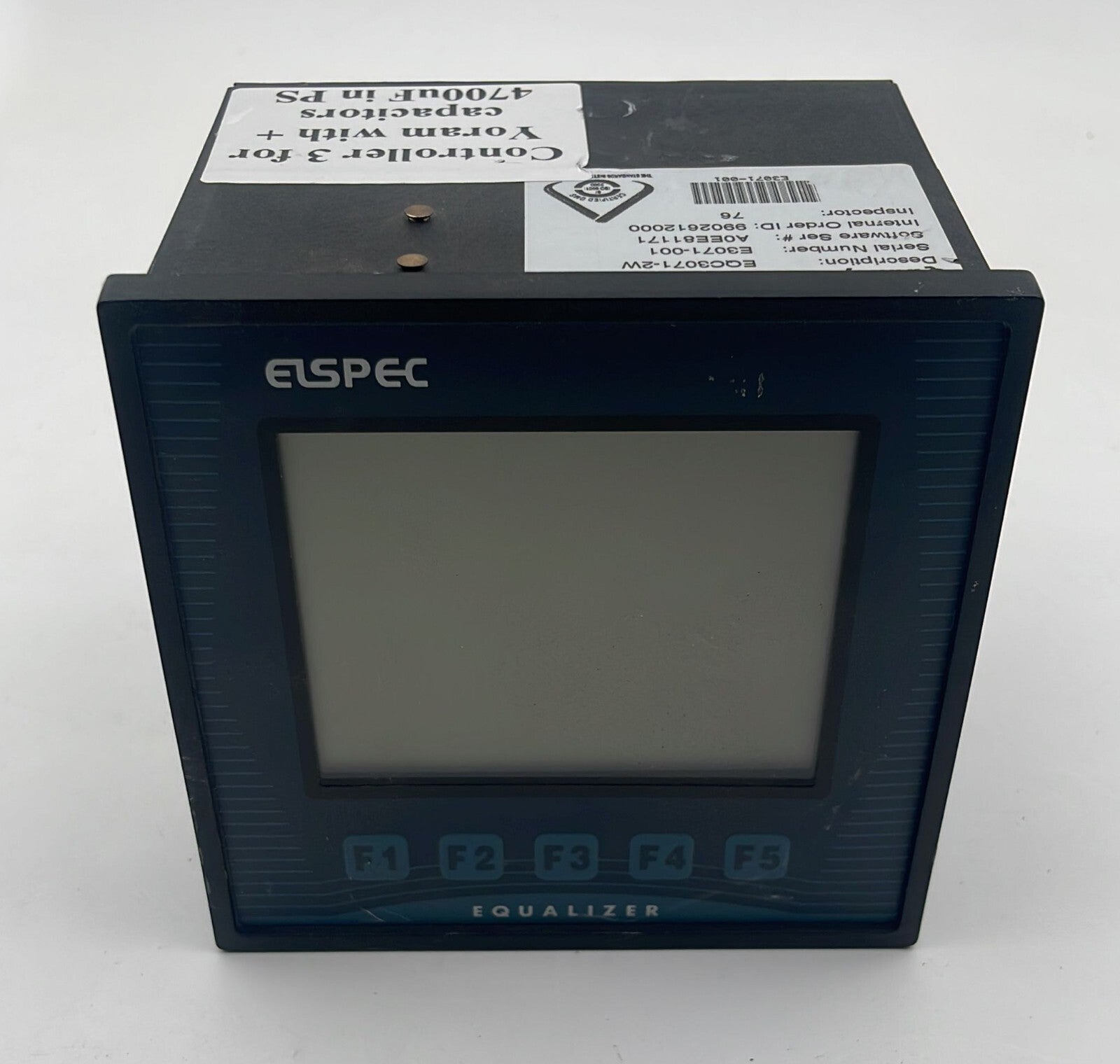 Elspec EQC3071-2W Power Supply Equalizer  SUE-3071-2073 230v 50/60 Hz **AS IS