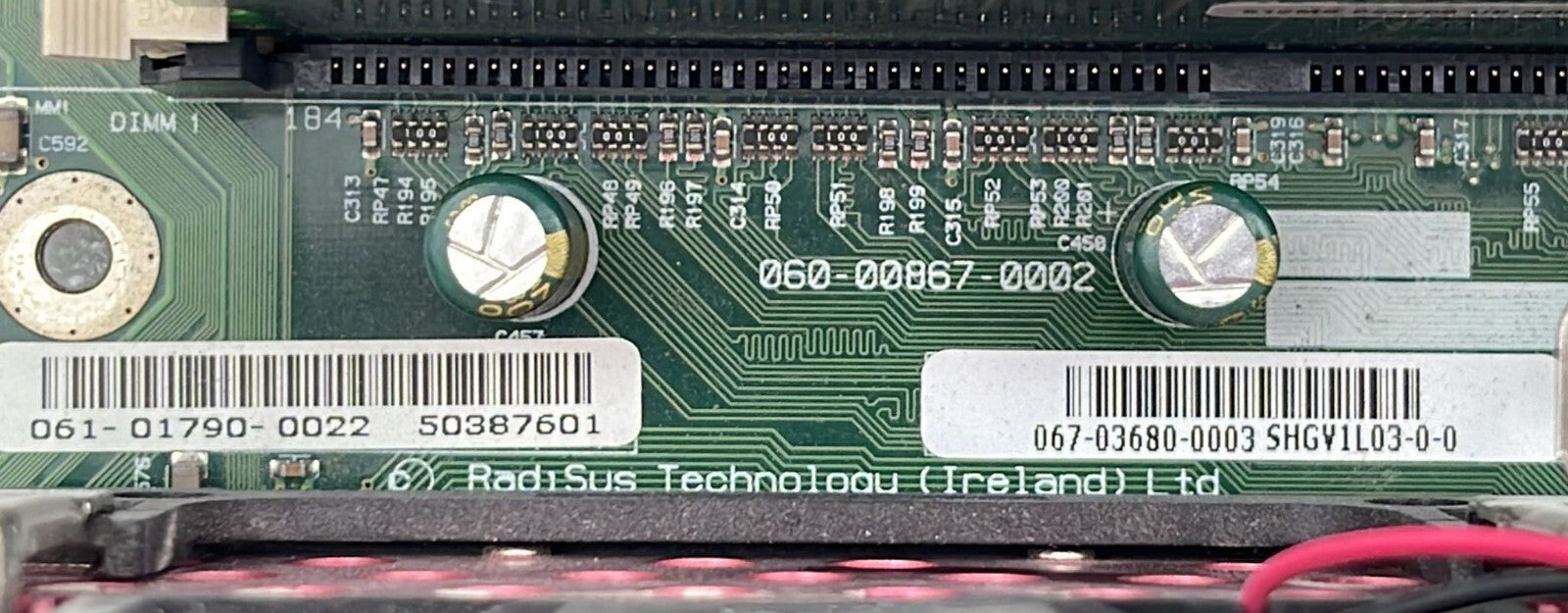 Radisys SHGV1L03-0-0 Motherboard 060-00867-0002
