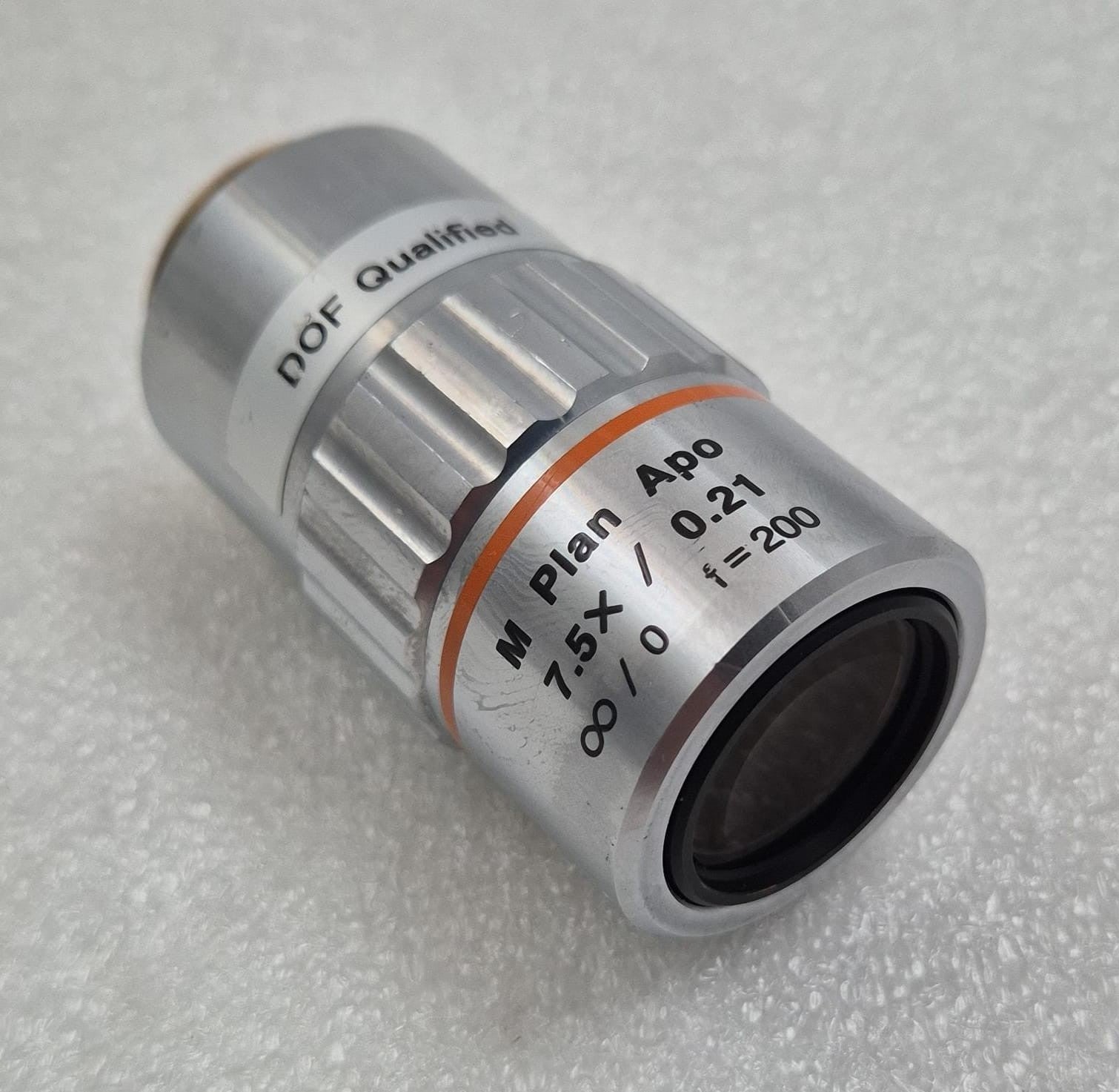Mitutoyo M Plan Apo 7.5X/0.21 ∞/0 f=200 Microscope Objective Lens