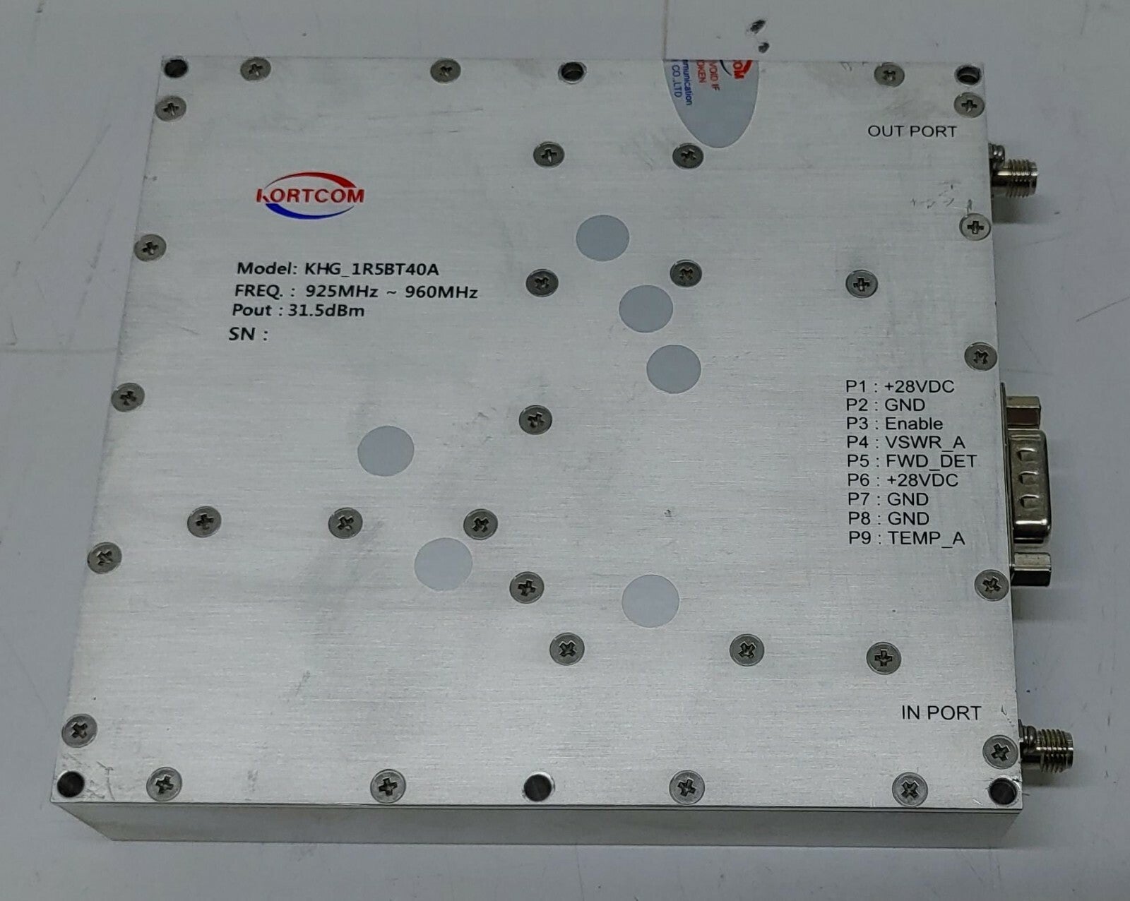 KORTCOM KHG_1R5BT40A Microwave Module