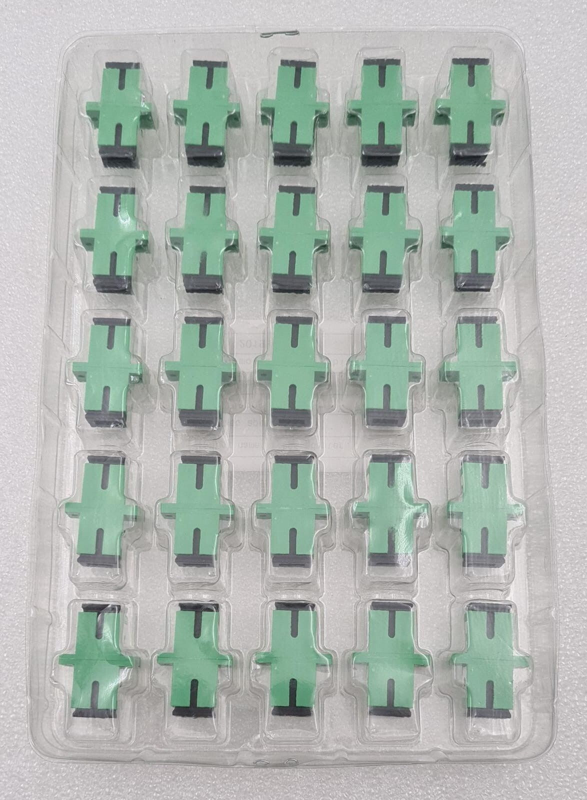 [LOT OF 8] 25 PCS of QY SC/APC Armored Optical Cable Fiber Optic Adapter