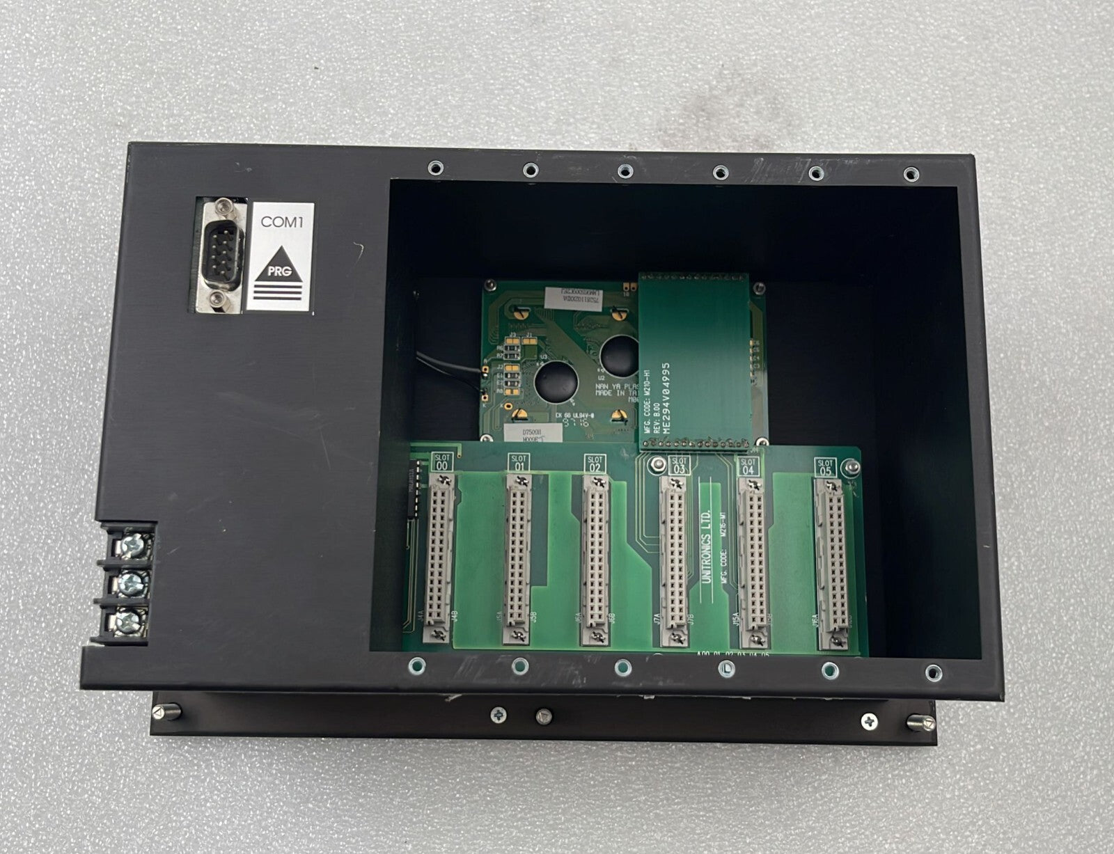 Unitronics M-216 Integrated PLC & Operating Pael M216-12-B1H **AS IS
