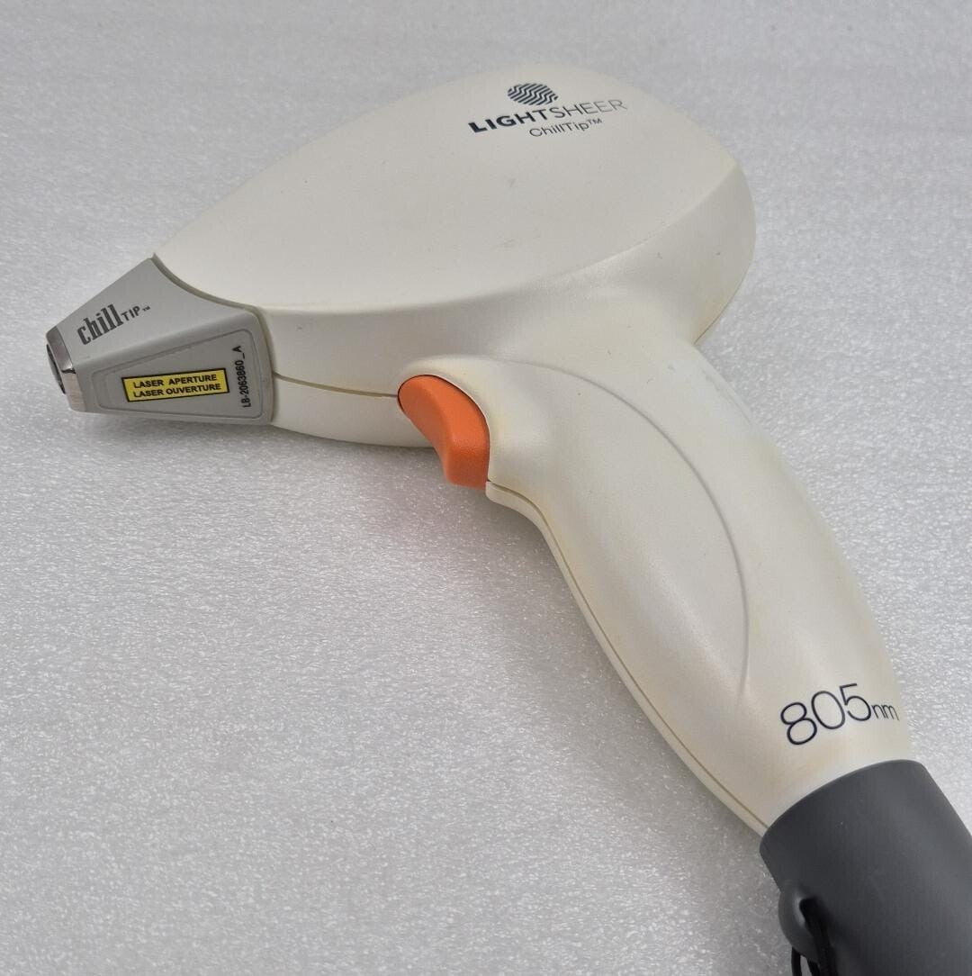 Lumenis LightSHEER Laser Hair Removal Handpiece ET ChillTip 805nm 9x9mm *AS-IS*