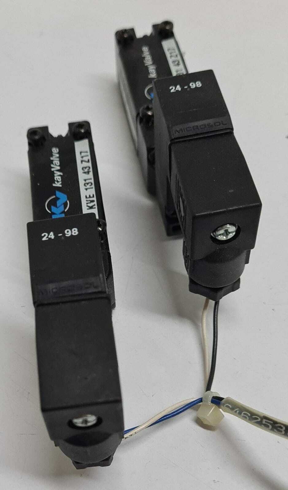 [LOT 2] KV KayValve KVE 131 43 Z17 W/ Fluid Systems Solenoid Valve 1-311P-011H0