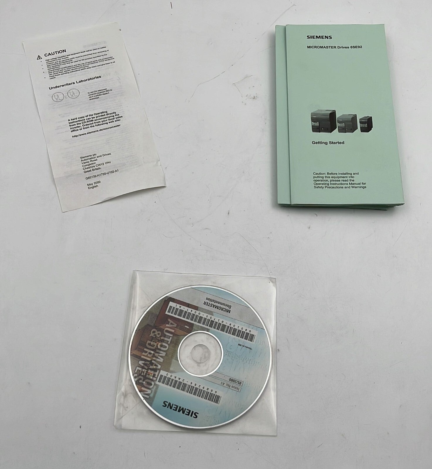 Siemens 6SE9212-1BA40 Micromaster 6SE92 370W 208/240 4.6A