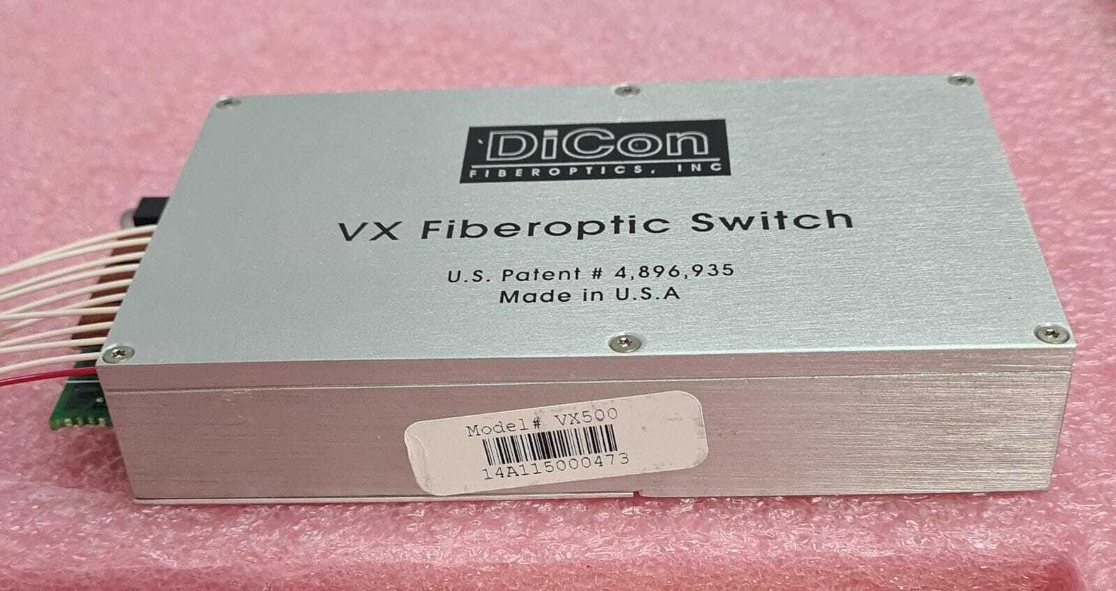 Dicon NEW - DICON FIBEROPTICS VX VX500 P/N 30271 2×N Optical Switch