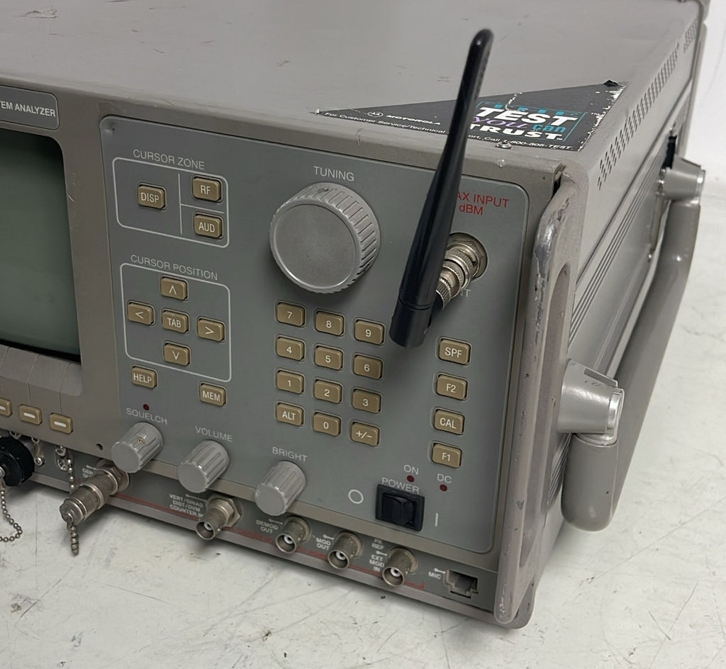 Motorola R2550 Communications System Analyzer W/ RPN4000A Battery Backup