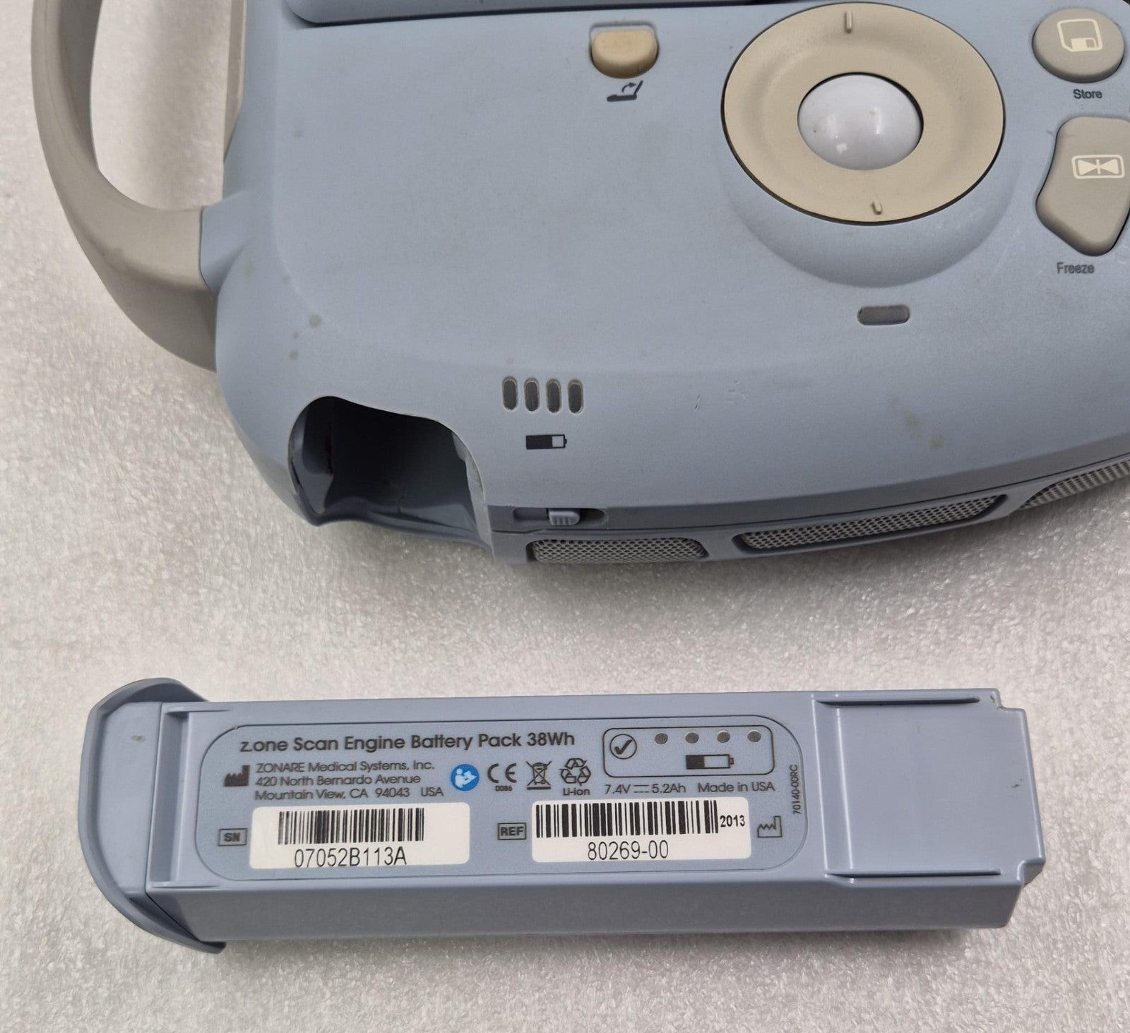 ZONARE Z.One Scan Engine 82001-20 Portable Diagnostics Ultrasound Console System