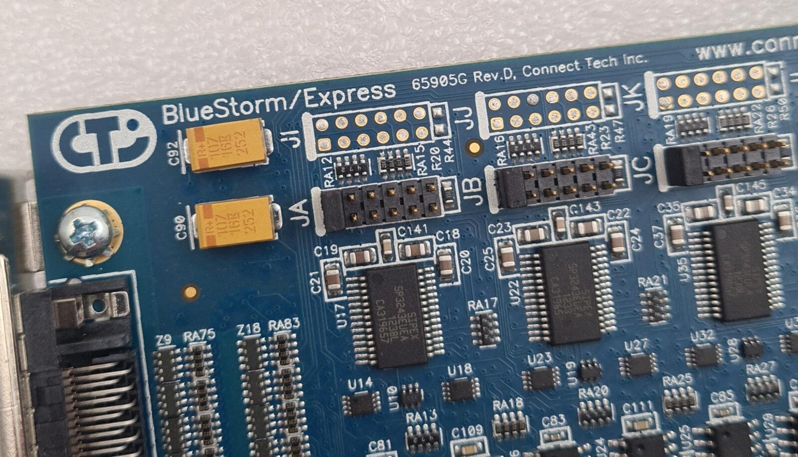 Connect Tech BlueStorm Express 65905G Rev D BEG005 PCI-e Serial Card Ports 1-8