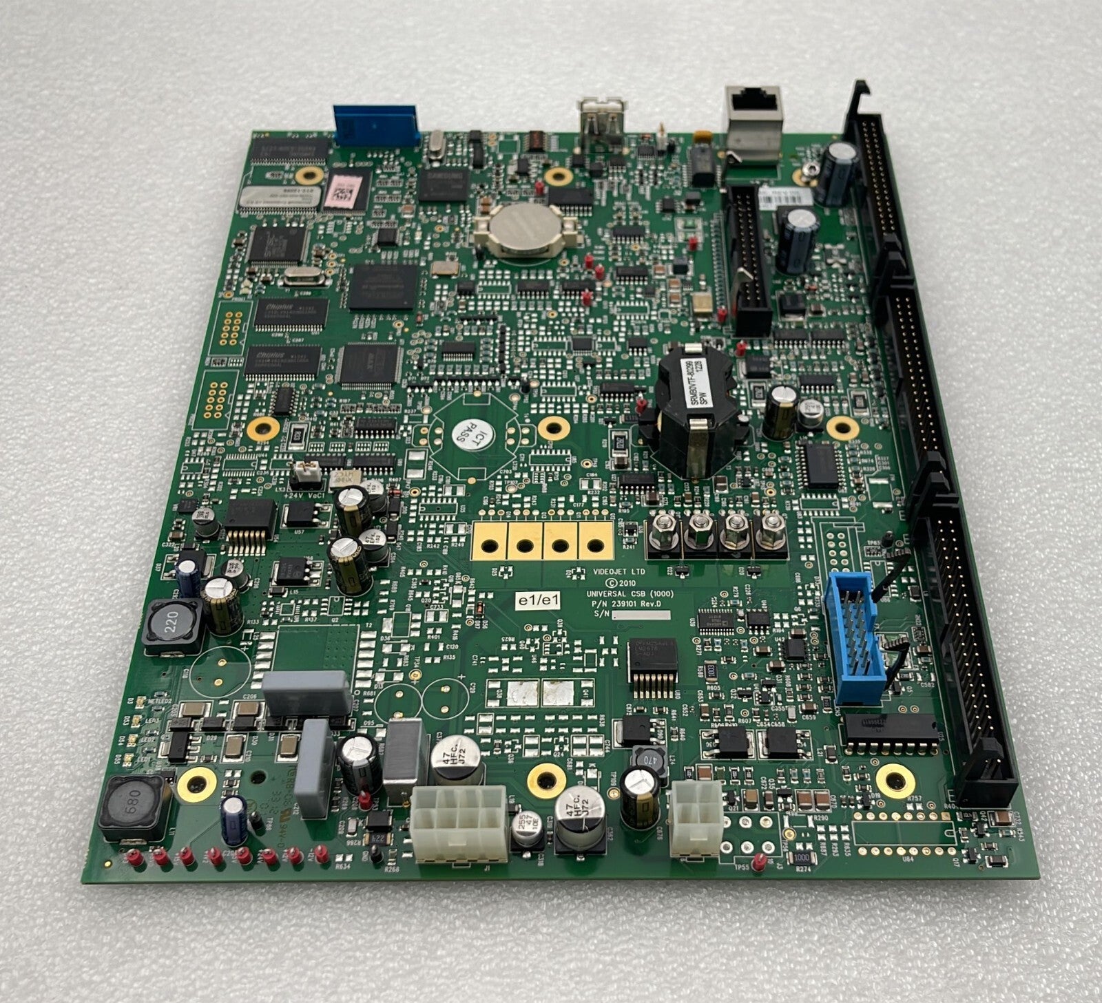 Videojet Universal CSB 239101 Rev D 399595 Rev D9 industrial control system board