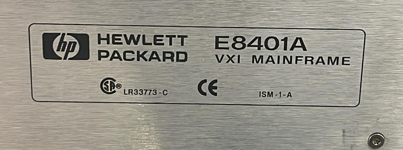 HP Agilent 75000 Series-C VXI Mainframe E8401A