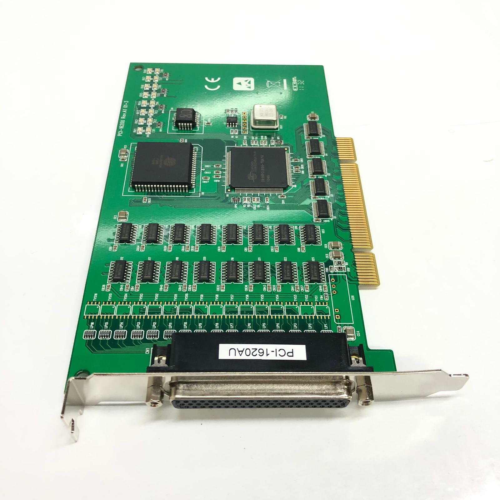 NEW - ADVANTECH PCI-1620AU 8-port RS-232 PCI Communication Board Card & Disc KIT