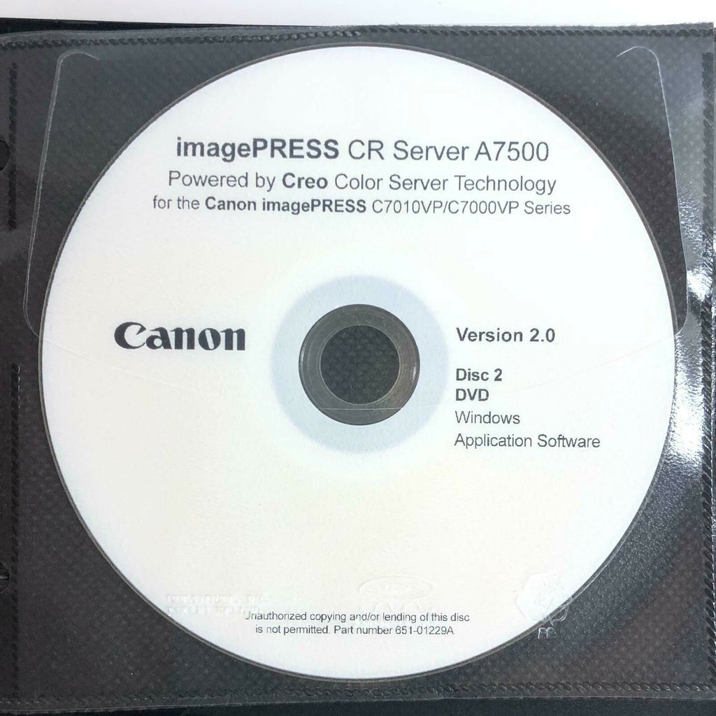 CANON ImagePRESS CR Server A7500 Creo color C7010VP/C700VP