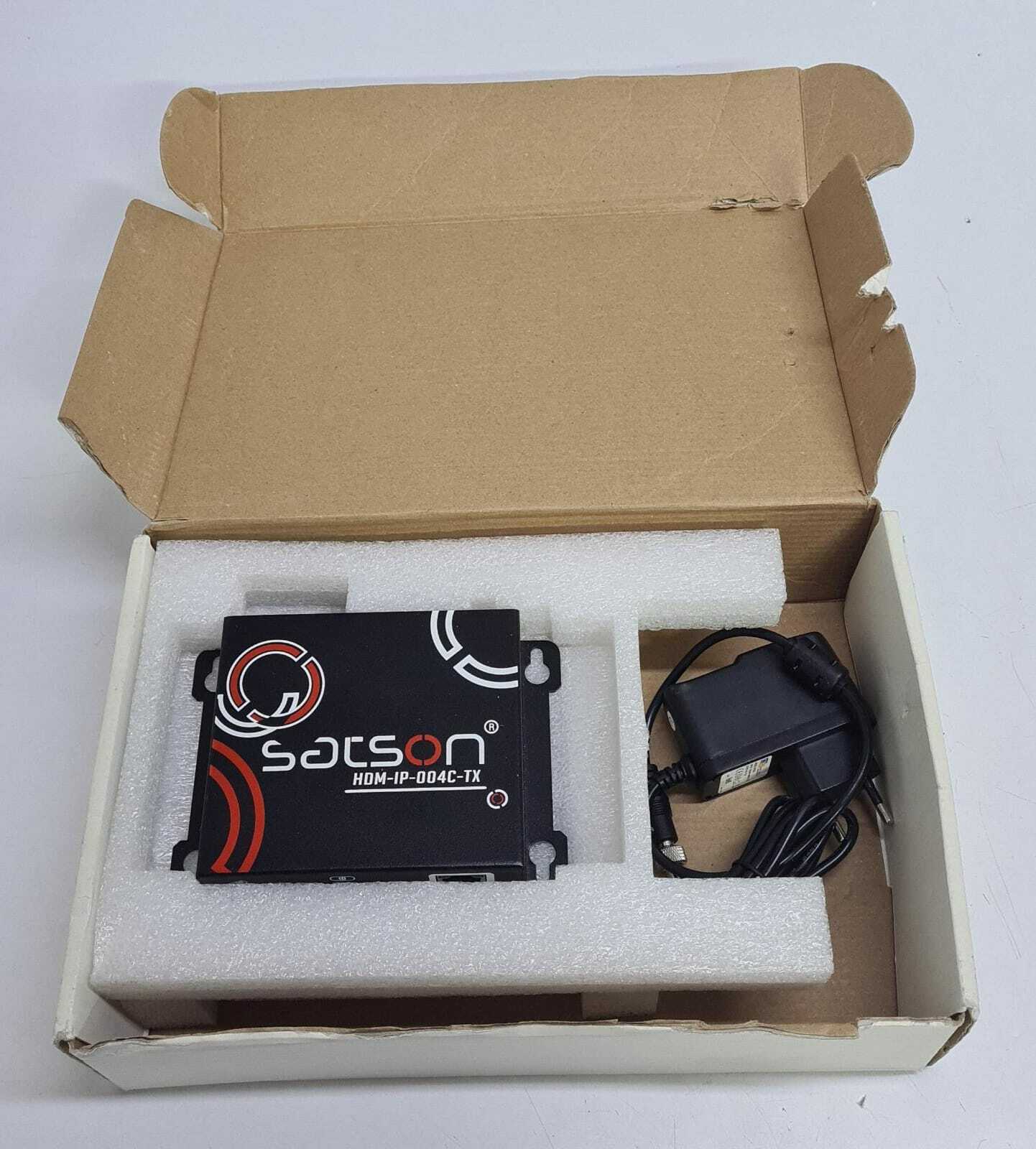 NEW - Satson HDM-IP-004C-TX HDMI Over IP Multicast System W/ Power Supply CP0520