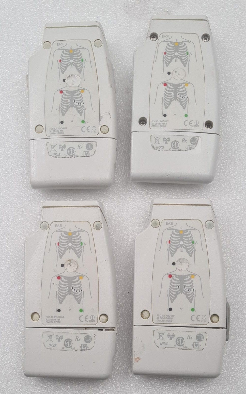 [LOT OF 4] PHILIPS IntelliVue TRx TRx4851A Telemetry transmitter PQC4851 **AS IS