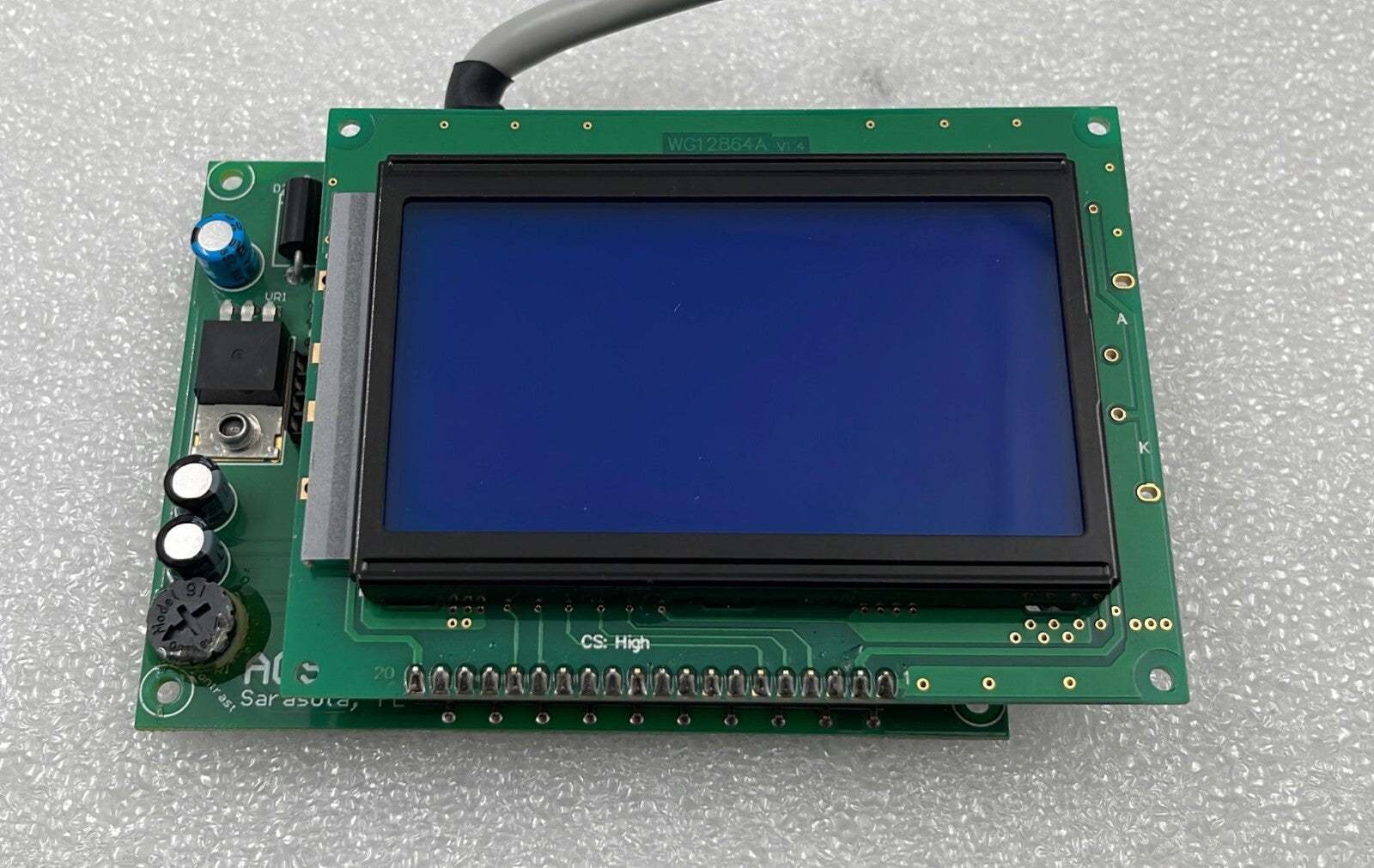 ACS Sarasota PCB Display Terminal ACS-LCD-128X64 W/ WINSTAR Panel WG12864A