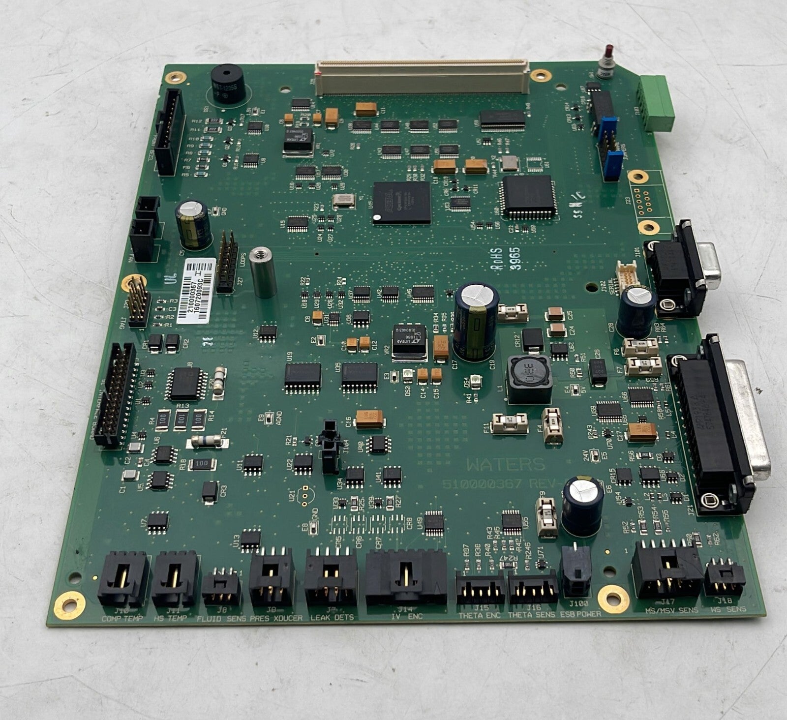 Waters Alliance 210000367 UPLC Sample Manager Solvent Board PCB 510000367