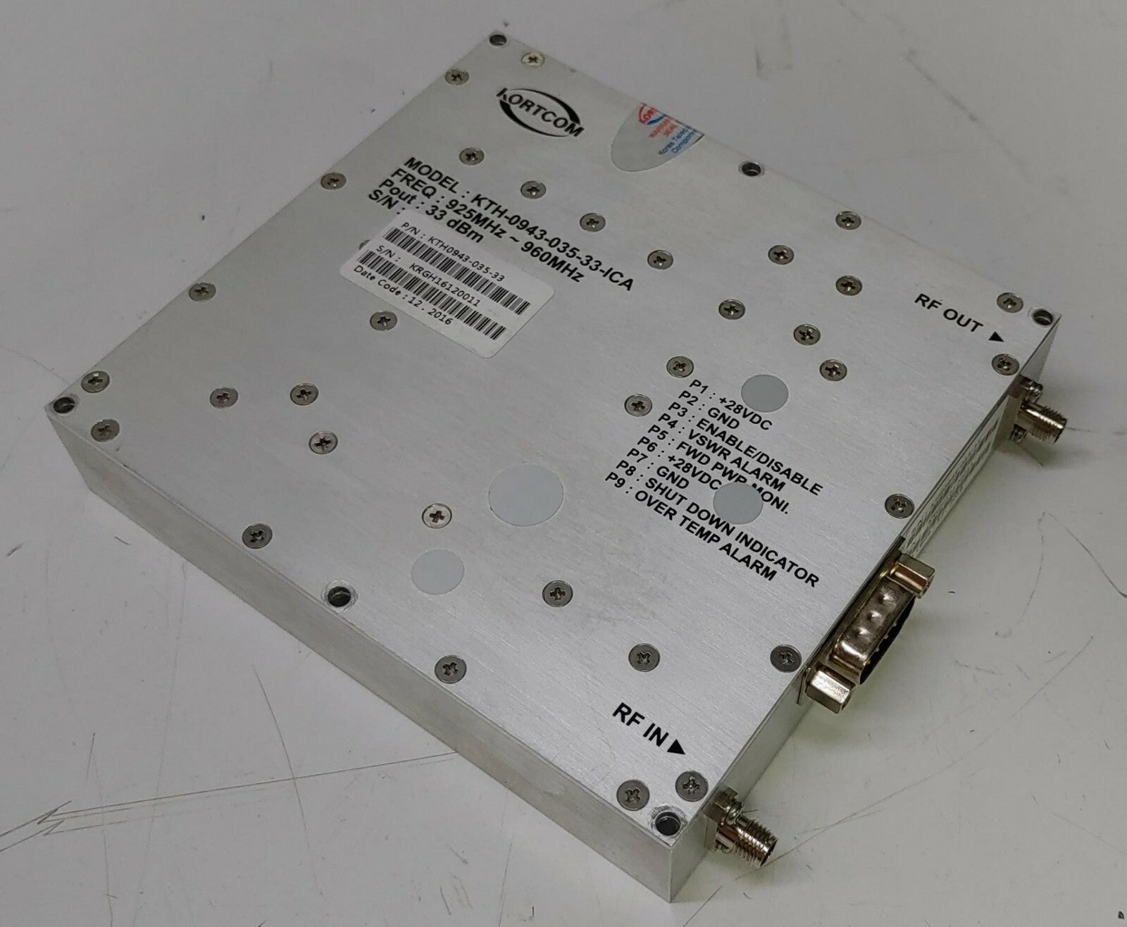 KORTCOM Microwave Module KTH-0943-035-33-ICA