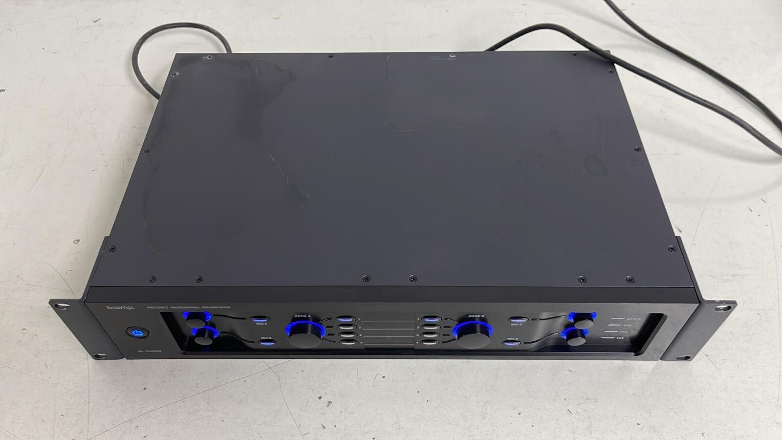 Biamp Prezone 2 professional stereo audio preamplifier unit