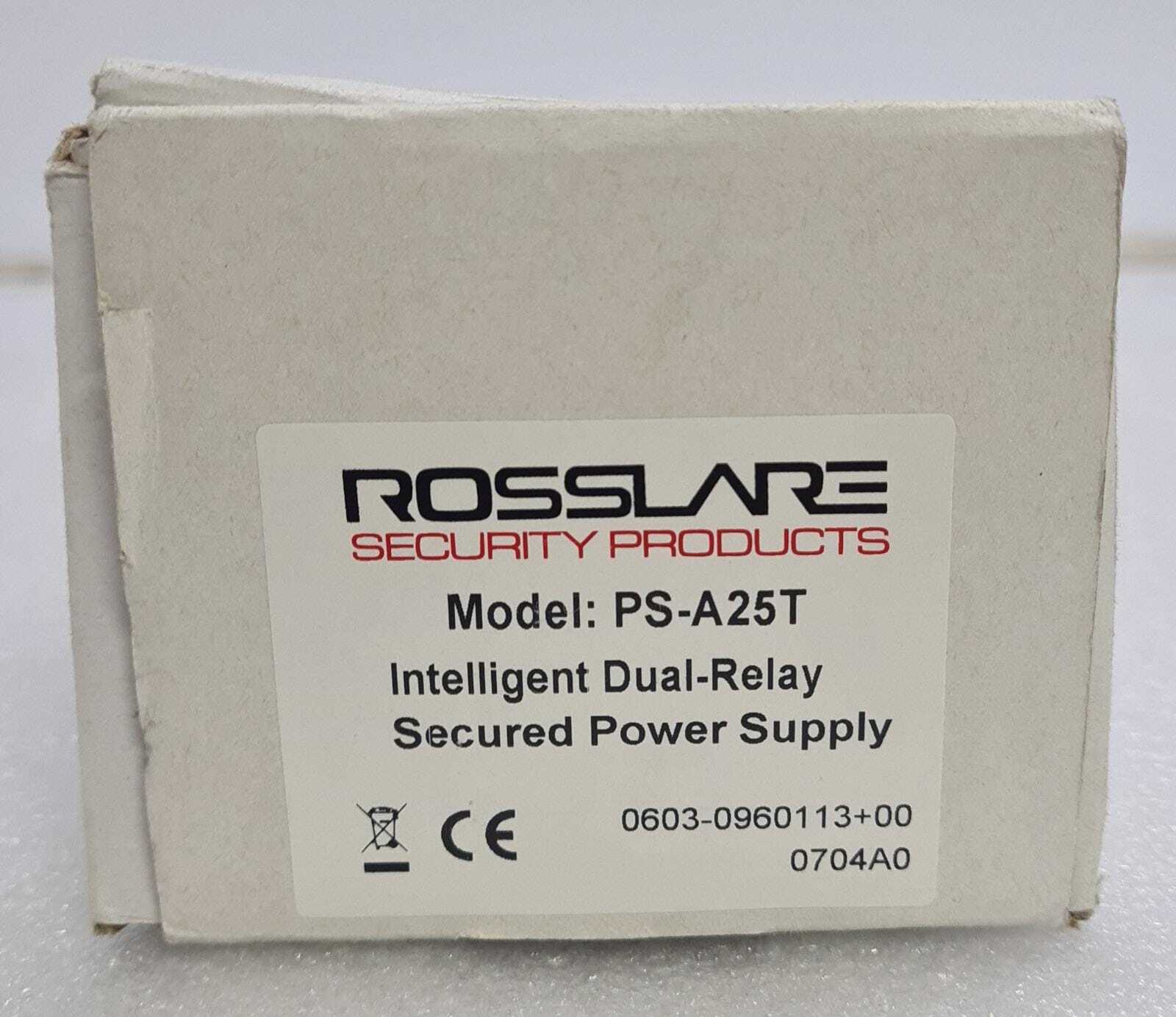 ROSSLARE SECURITY SERVANT PS-A25T Intelligent Dual-Relay Secured Power Supply